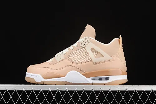 All categories Air Jordan Jordan series basketball shoes Air Jordan 4 C version Air Jordan 4 "Shimmer" AJ4 Joe 4 Khaki light color DJ0675-200